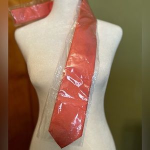 NWT BEN SILVER CHARLESTON peach tie